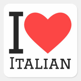 大好きイタリアン スクエアシール