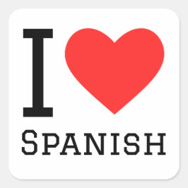 大好きスペインの スクエアシール