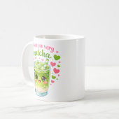 大好き抹茶 かわいいマグカップ コーヒーマグカップ (正面左)