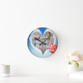 大好き木の中の鳥 ラウンド壁時計 (ホーム)