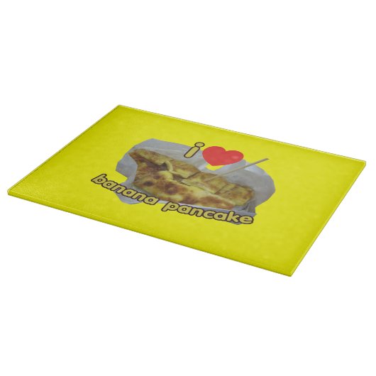 大好き(ハート)バナナパンケーキ…タイ通り食品 カッティングボード (角)
