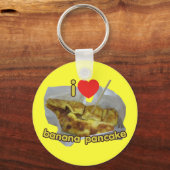 大好き(ハート)バナナパンケーキ…タイ通り食品 キーホルダー (正面)