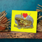 大好き(ハート)バナナパンケーキ…タイ通り食品 フォトプラーク (側面)