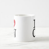 大好き | Iハートオンタリオパーソナライズされたカナダ コーヒーマグカップ (中央)