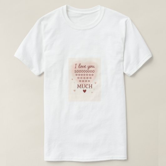 大好き Tシャツ (デザイン正面)