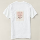 大好き Tシャツ (デザイン裏面)