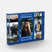 大学おめでとうございます卒業生7人の写真ブロック フォトブロック (左)