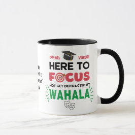 大学おもしろい生GRAD VIBES No Wahala マグカップ