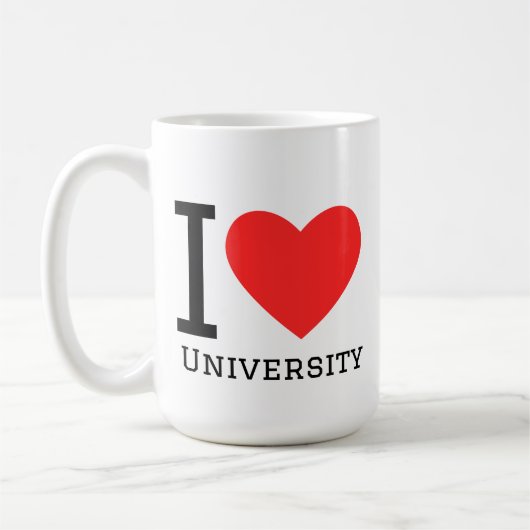 大学が好き コーヒーマグカップ (左)