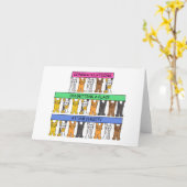 大学で場所を得ることのお祝い カード (黄色い花)