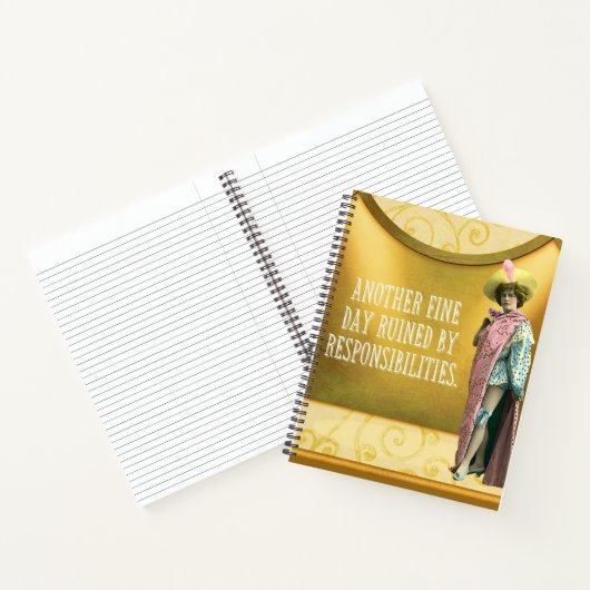 大学のおもしろい規則によって台無しになる ノートブック (内部)