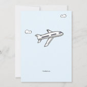 大学のトランクパーティー招待状（男性用） 招待状 (裏面)