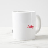 大学のマグ ジャンボコーヒーマグカップ (正面右)