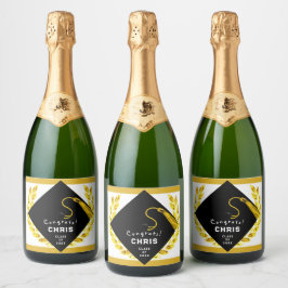 大学の卒業パーティーギフト スパークリングワインラベル