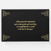 大学の卒業学士号の写真おもしろい ゲストブック (裏面)