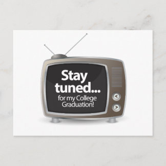 大学の卒業式に合わせて 案内ポストカード