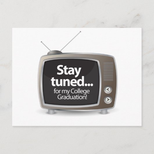 大学の卒業式に合わせて 案内ポストカード (正面)