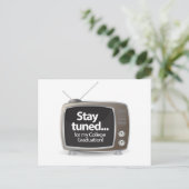 大学の卒業式に合わせて 案内ポストカード (スタンド正面)