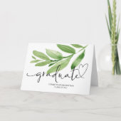 大学の卒業式ギフトスクール卒業おめでとう カード (正面)