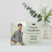 大学の卒業発表（写真あり） 案内ポストカード (スタンド正面)