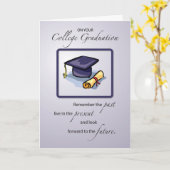 大学の卒業祝い覚えてザpa カード (黄色い花)