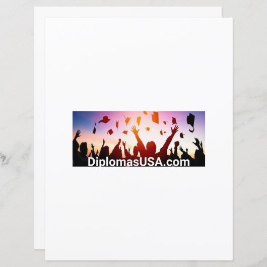 大学の卒業証書または高校の卒業証書 (正面/裏面)