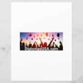 大学の卒業証書または高校の卒業証書 (正面)