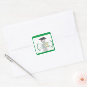 大学の卒業証書 スクエアシール (封筒)