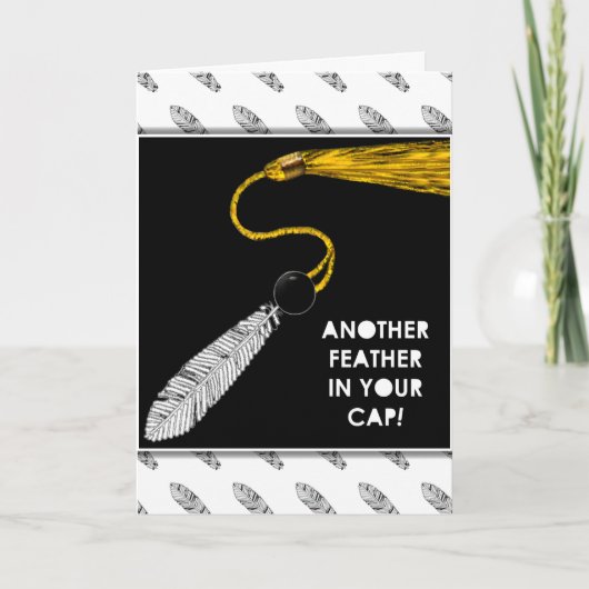 大学の卒業 カード (正面)