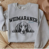 大学の大学スクリプトWeimaranerママ スウェットシャツ