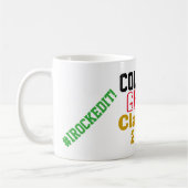 大学の大学院の学年#IRockedIt コーヒーマグカップ (左)