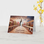 大学の大学院コング横断橋 カード (黄色い花)