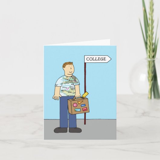 大学の幸運に向けて カード (正面)