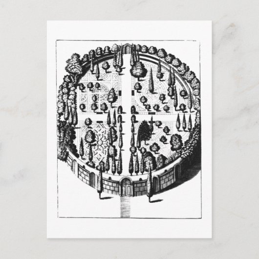 大学の植物園計画 ポストカード (正面)