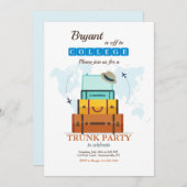 大学の男性へ 招待状 (正面/裏面)