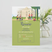 大学の背景 招待状 (スタンド正面)