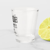 大学の花嫁のブライズメイドパーティー ショットグラス (右)