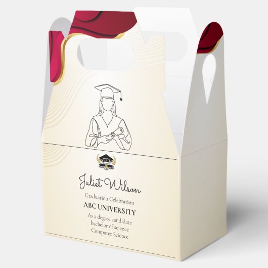 大学はっきりした卒業スタイリッシュ開始 フェイバーボックス (オープン)