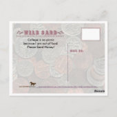 大学はピクニックではないです ポストカード (裏面)