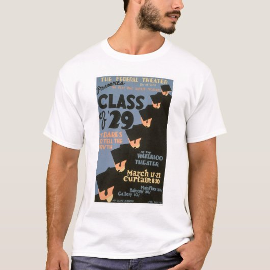 大学は1937 WPAを卒業させます Tシャツ (正面)