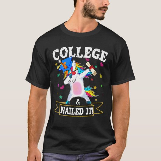 大学は2021 GrのUnicornクラスをダビングそれを釘付け Tシャツ (正面)