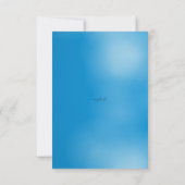 大学へのロードサイン パーティーの招待状 招待状 (裏面)