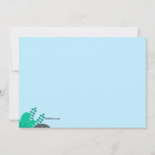 大学への旅立ちの招待状 招待状 (裏面)