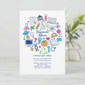 大学への旅立ちパーティー 招待状 (スタンド正面)