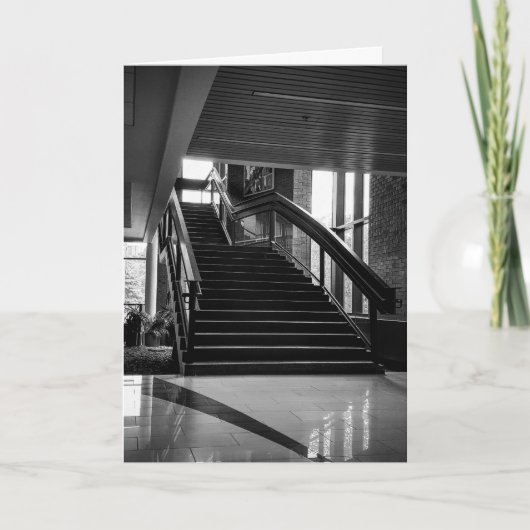 「大学への階段」お見舞いカード カード (正面)