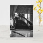 「大学への階段」お見舞いカード カード (黄色い花)