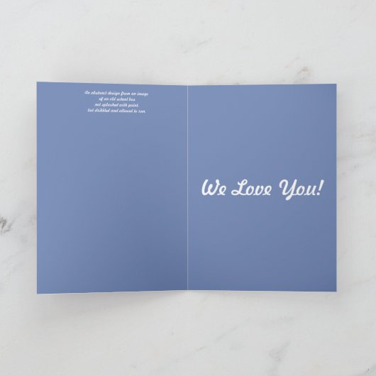 大学へ行く カード (内部)