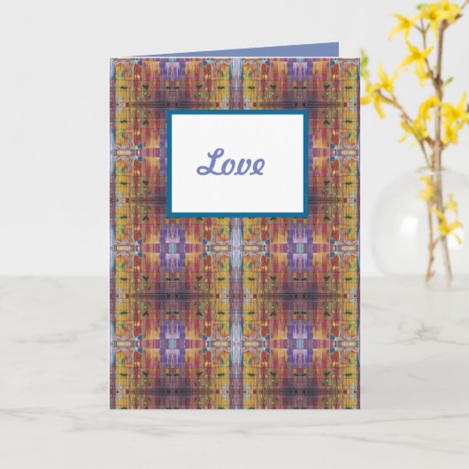 大学へ行く カード (黄色い花)