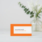 大学または大学生オレンジ コーリングカード (スタンド正面)