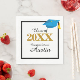 大学または高校の卒業式 スタンダードランチョンナプキン